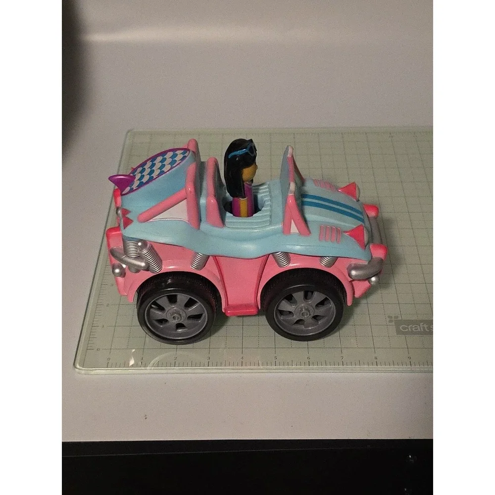 Race or‎ Chase Friction Go Go Surf Blue Pink Rolling Car 9